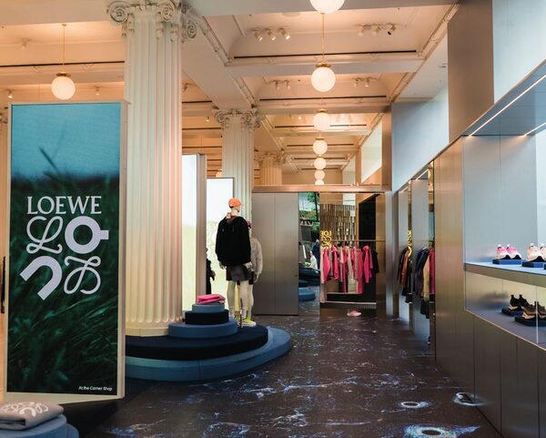 The Loewe x On Running concession